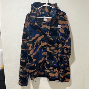 The North Face Camouflage Fleece Jacket